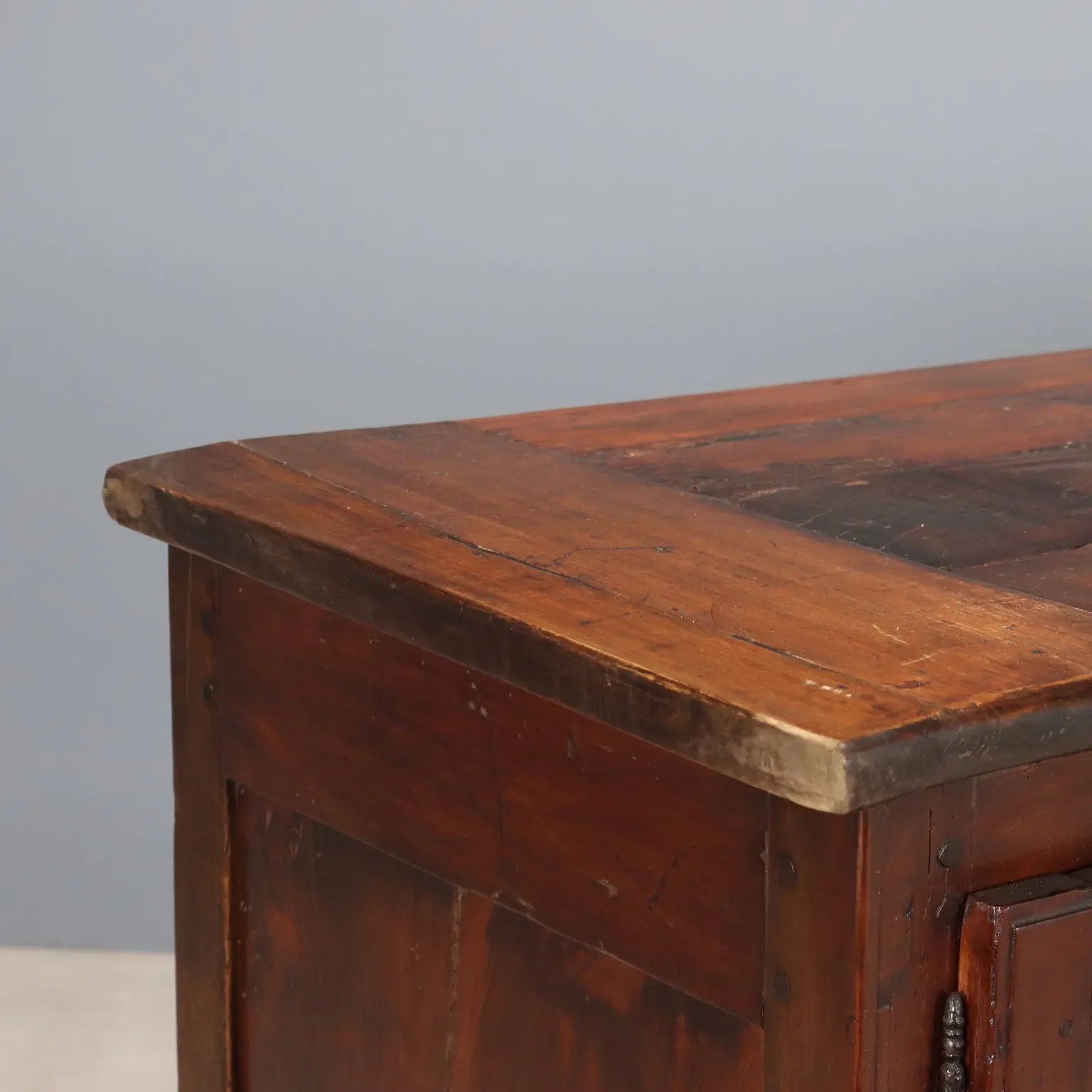 Antique Cupboard Various Wood Essences Italy XVIII Century