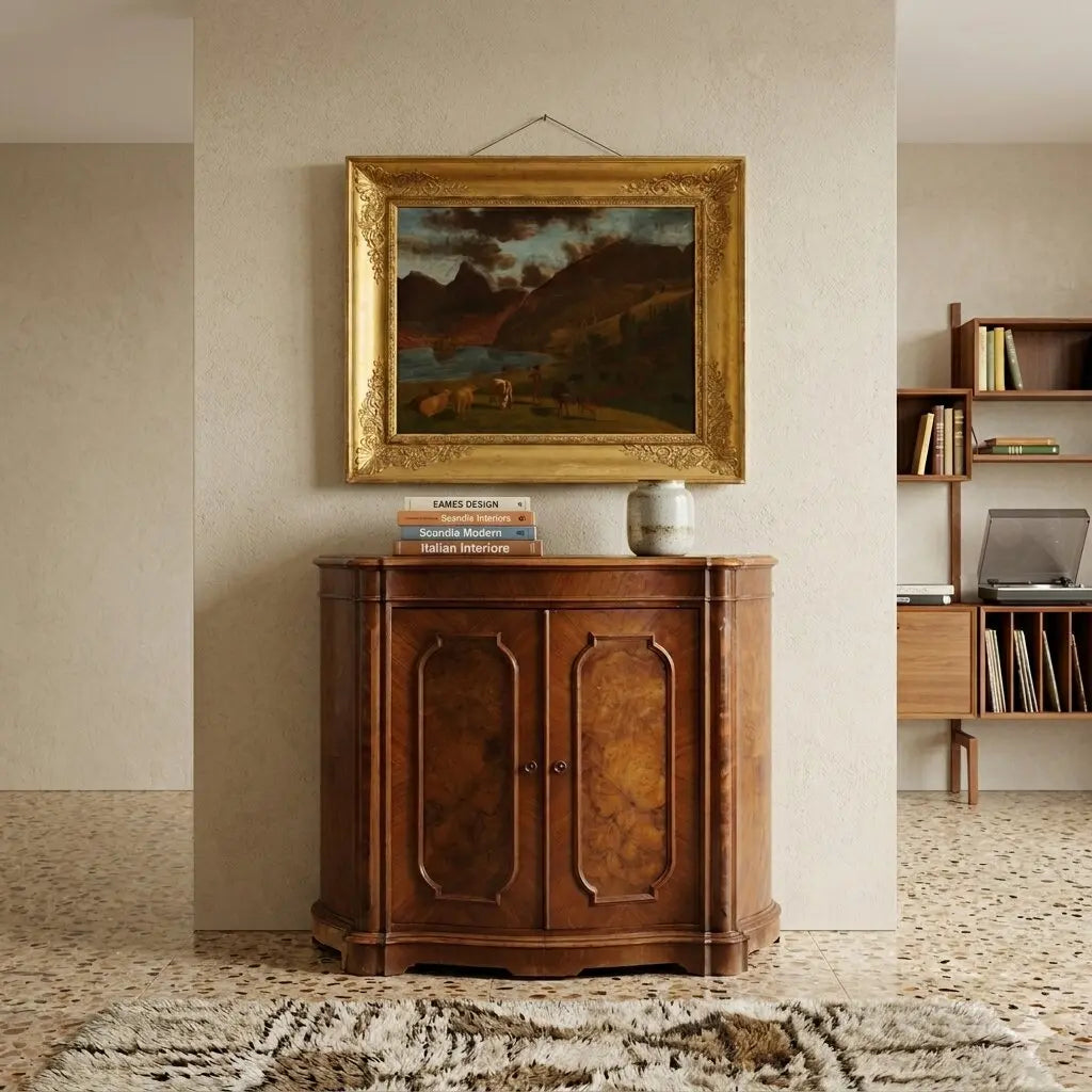 Umbertine Sideboard in Walnut - 19th Century