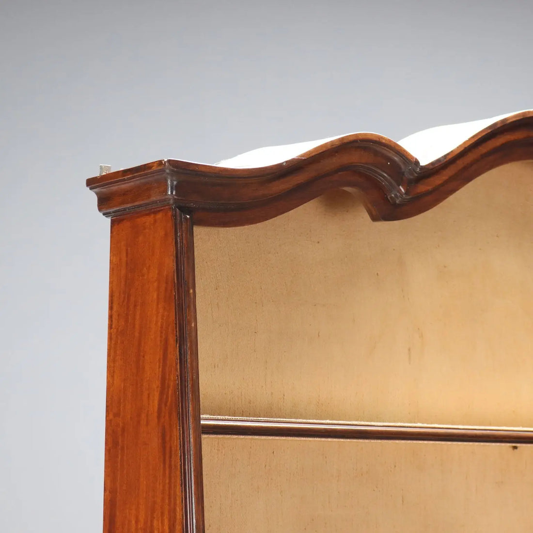 Baroque Walnut Sideboard with Plate Rack, Italy 20th Century