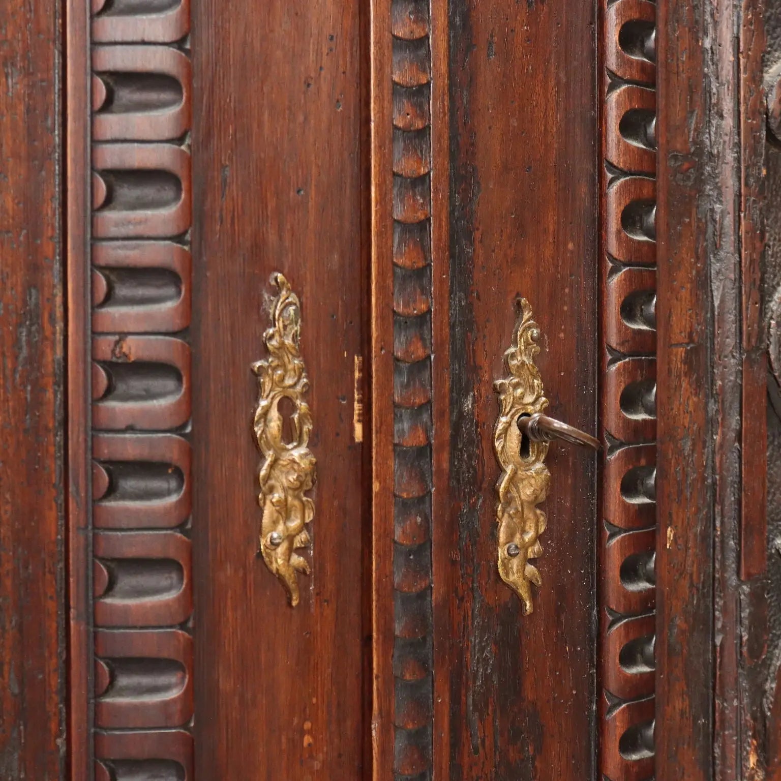 Antique Cupboard Neo-Renaissance Walnut Italy XIX Century