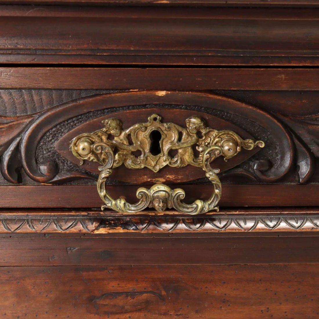 Antique Cupboard Neo-Renaissance Walnut Italy XIX Century