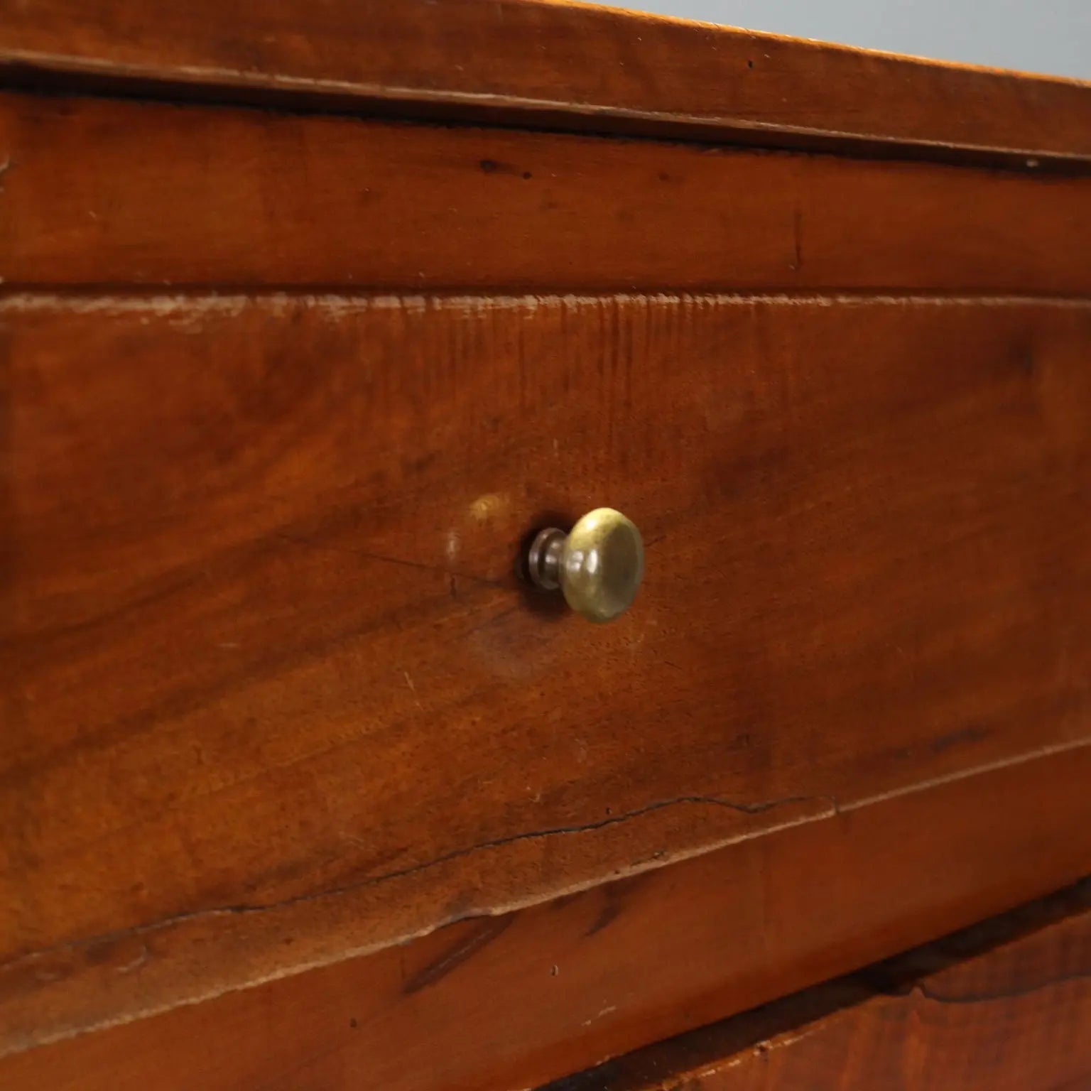 Antique Baroque Cupboard Walnut 3 Drawers France XIX Century