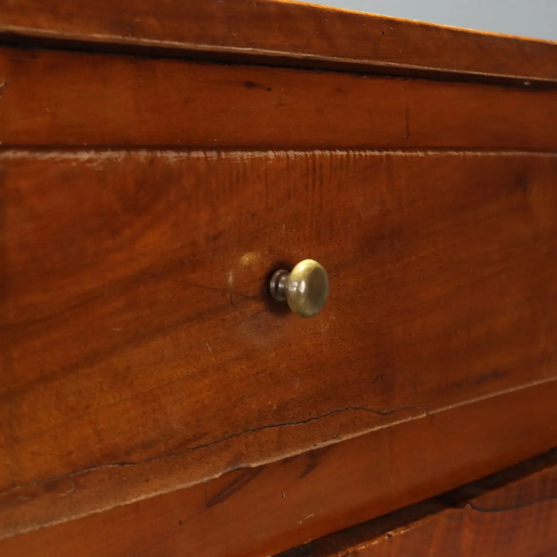 Antique Baroque Cupboard Walnut 3 Drawers France XIX Century