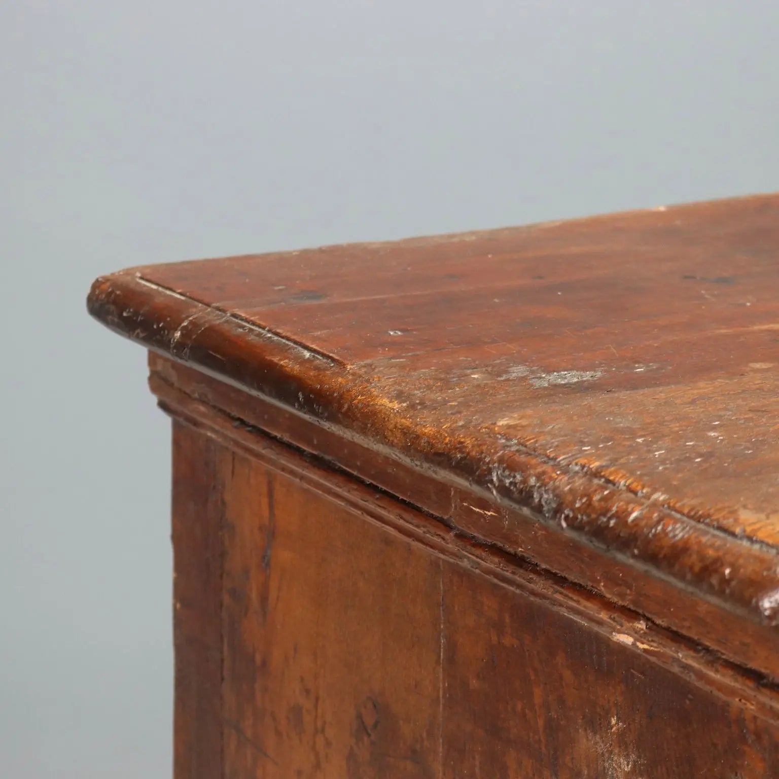 Antique Cupboard Chestnut Iron Italy XVII Century