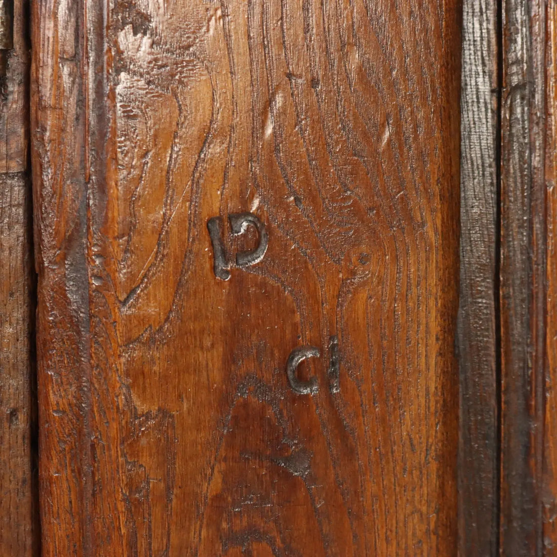 Antique Cupboard Chestnut Iron Italy XVII Century