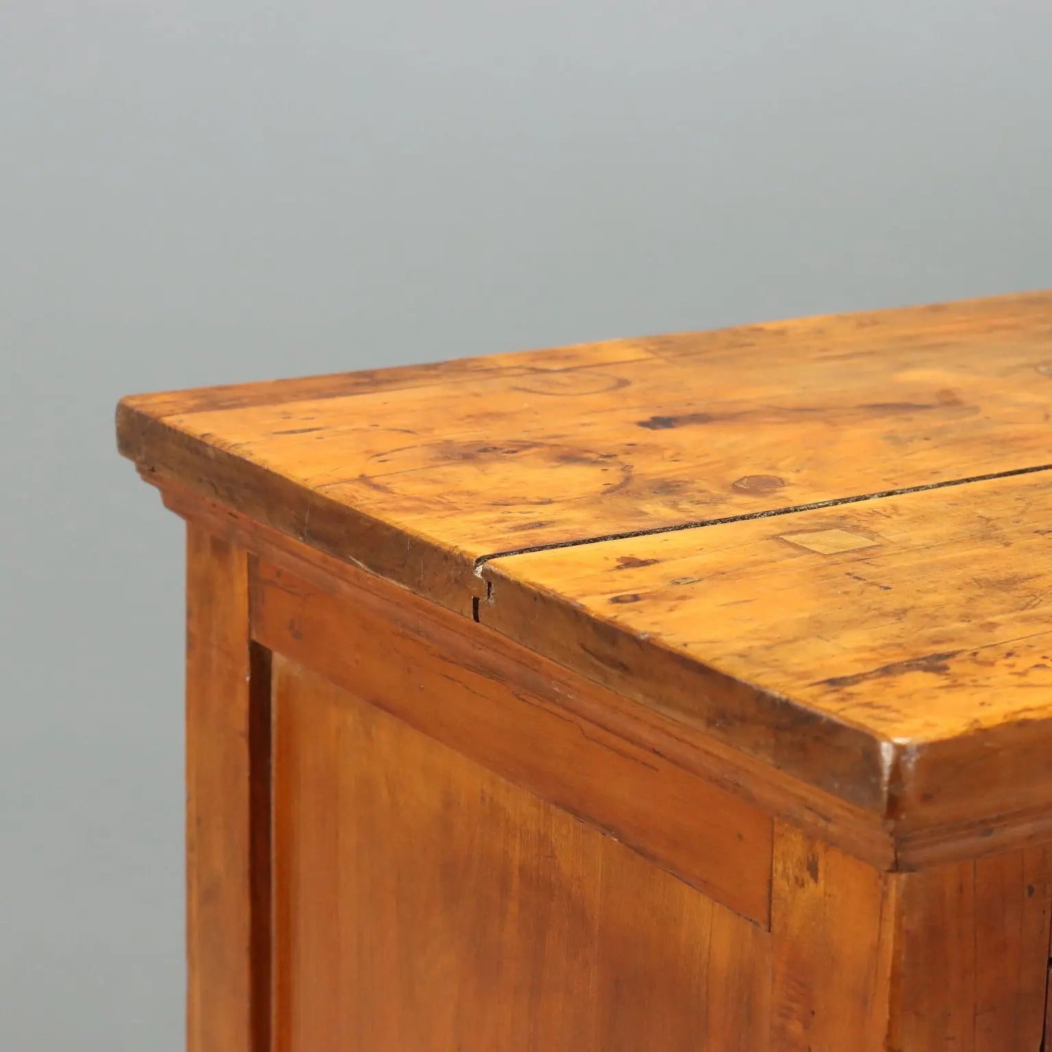 Directoire Sideboard in Walnut-Stained Poplar