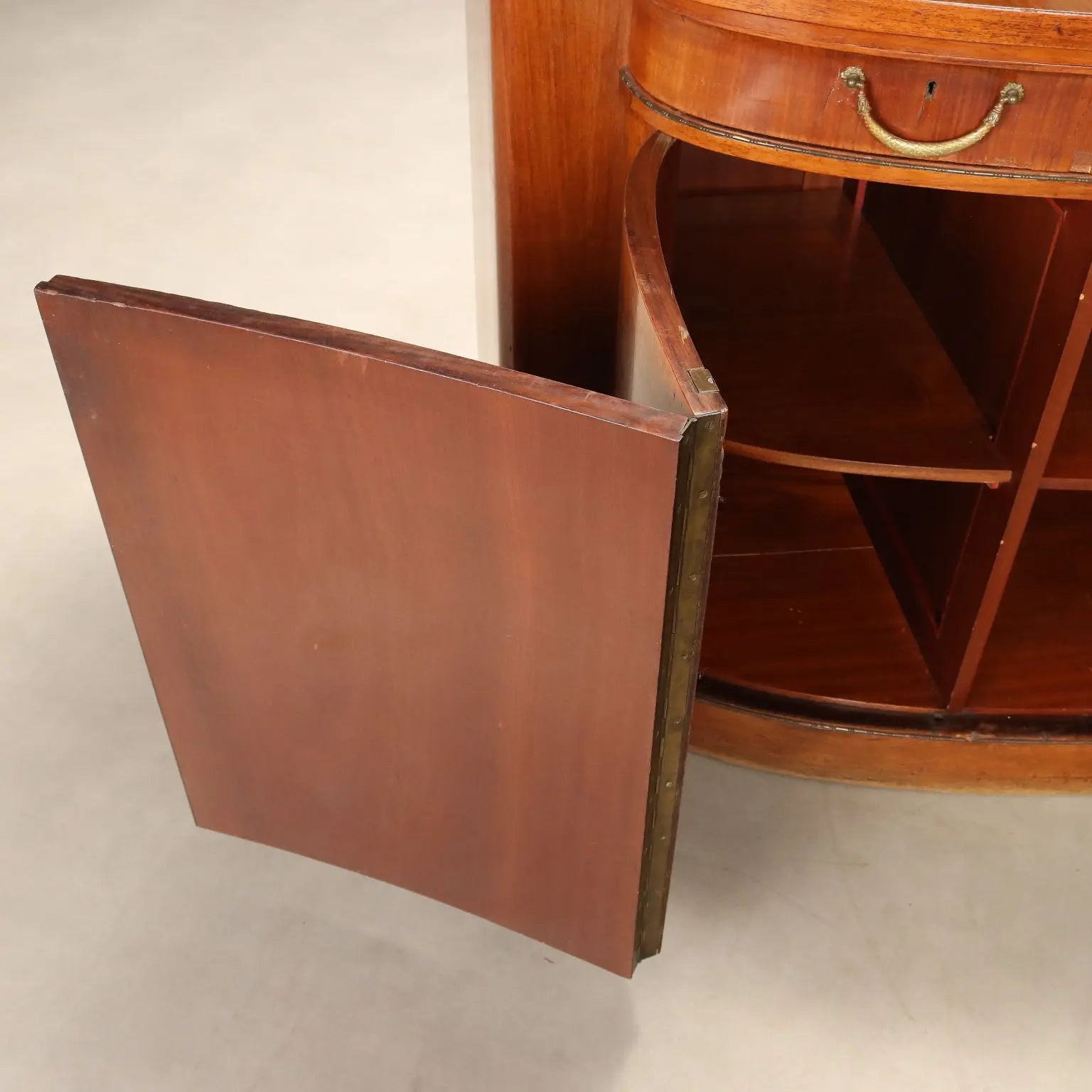 Mahogany Sideboard with Marble and Inlays - Italy 1900