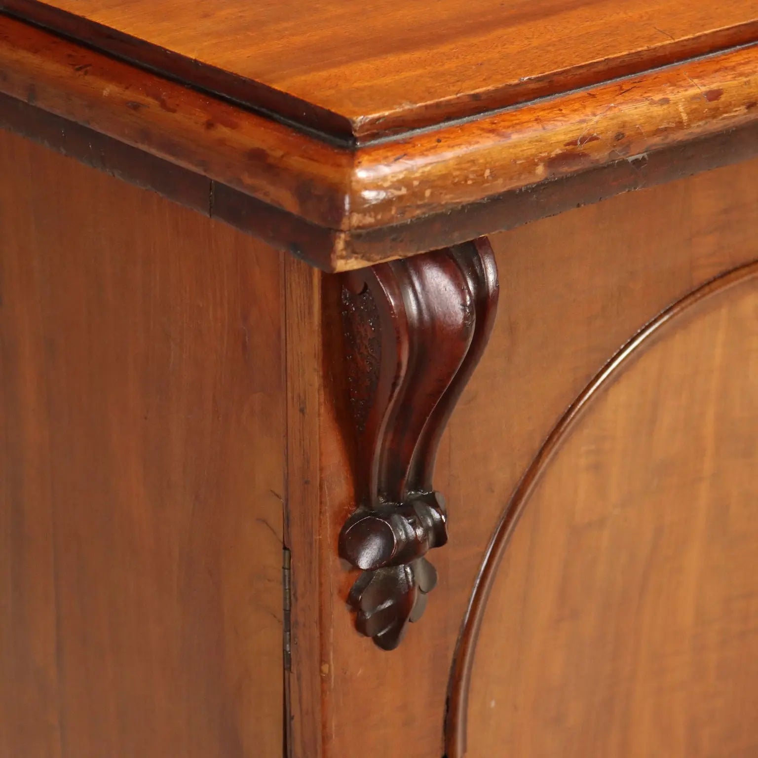 Antique Cupboard Mahogany Drawer United Kingdom XIX Century