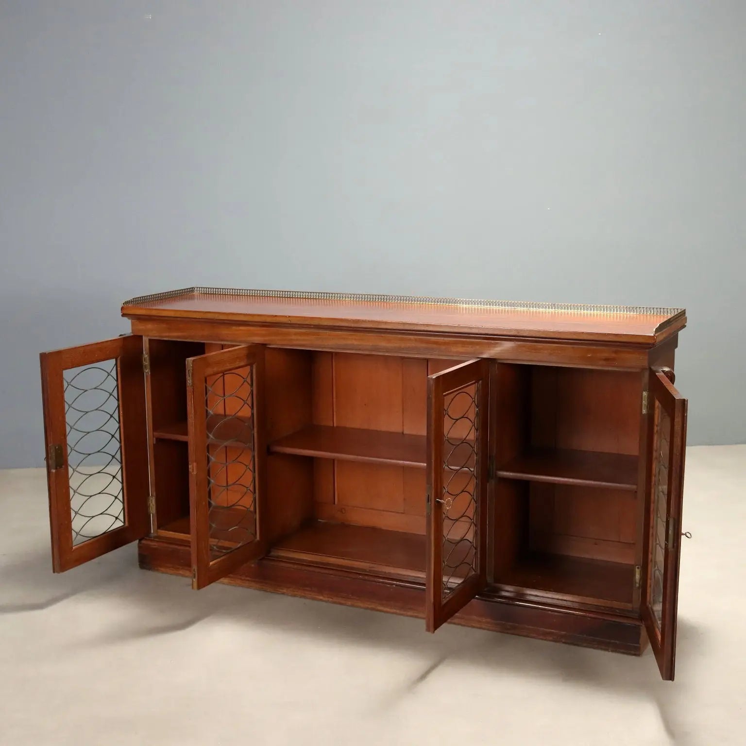 Antique Victorian Cupboard Mahogany United Kingdom XIX Century