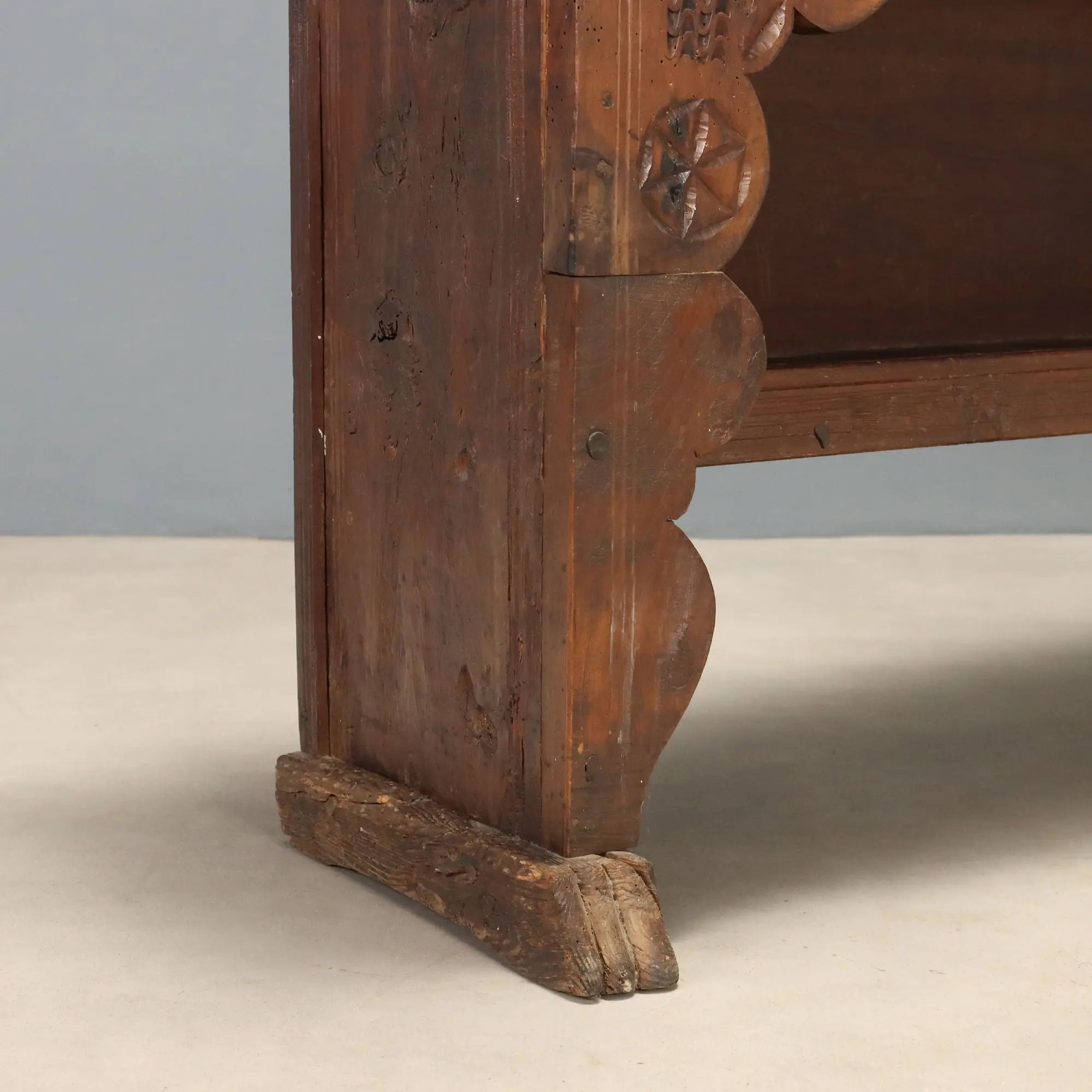 Antique Cupboard Walnut Chestnut Spain XIX Century