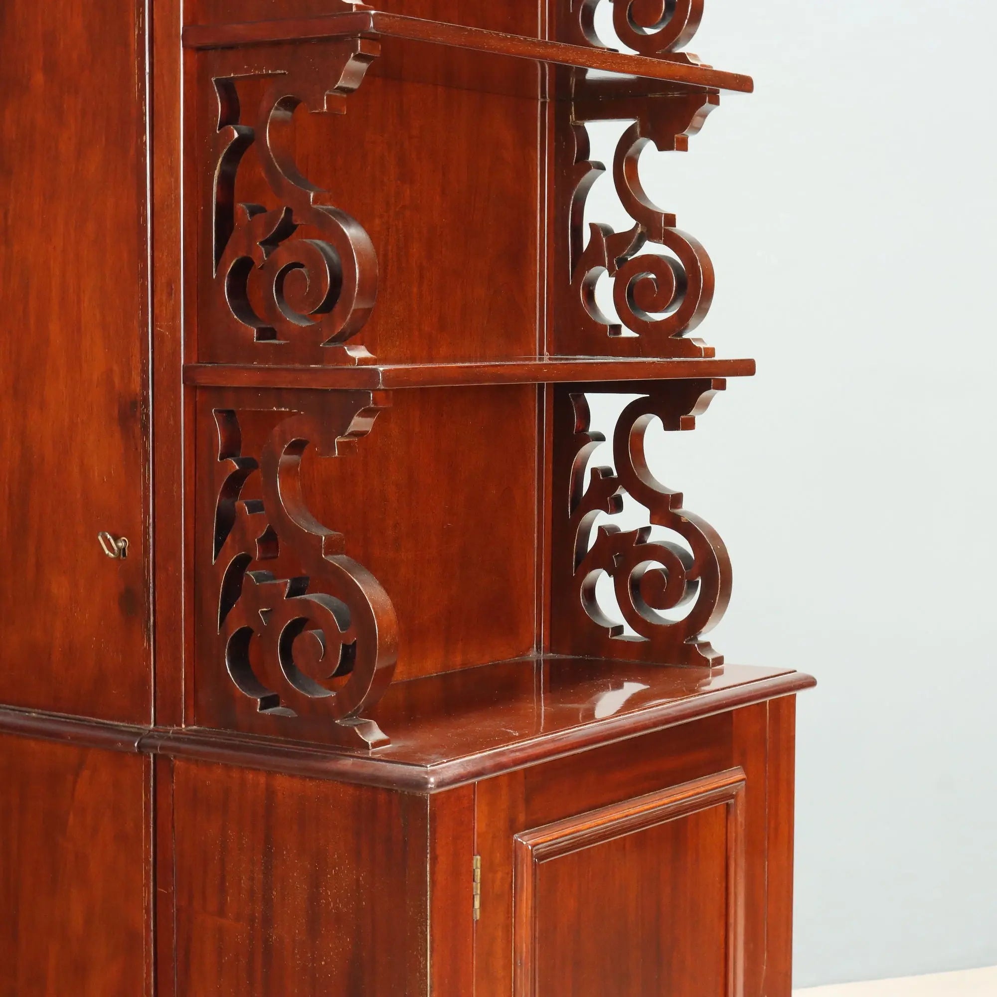 Antique Cupboard Mahogany United Kingdom Early XX Century