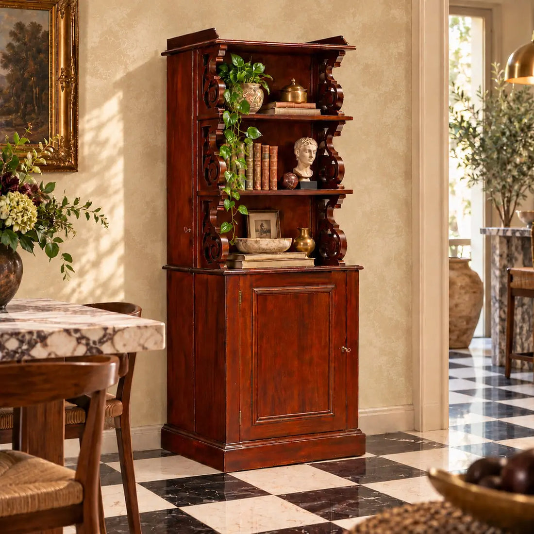 Antique Cupboard Mahogany United Kingdom Early XX Century