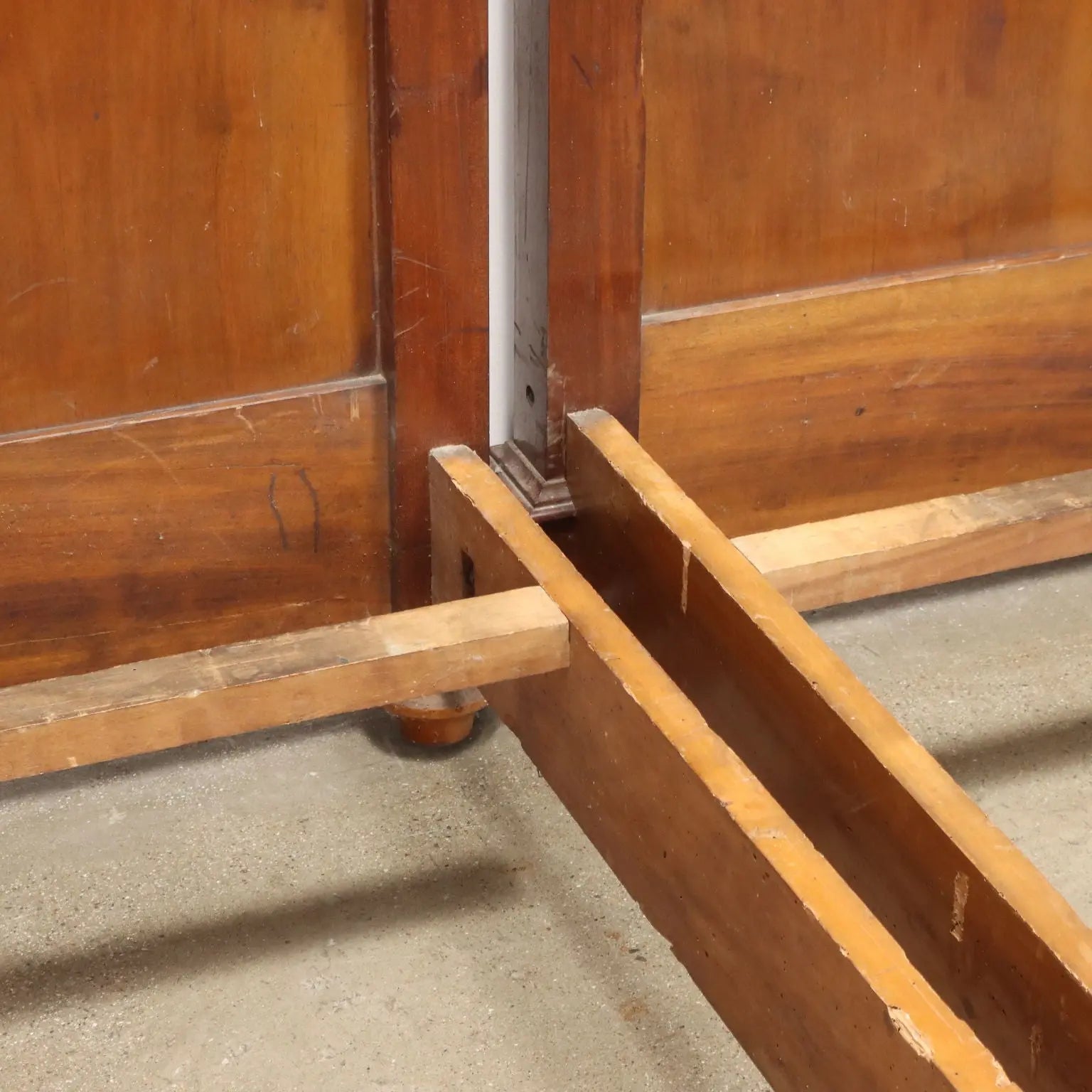 Umbertino Double Bed in Mahogany - Late 19th Century