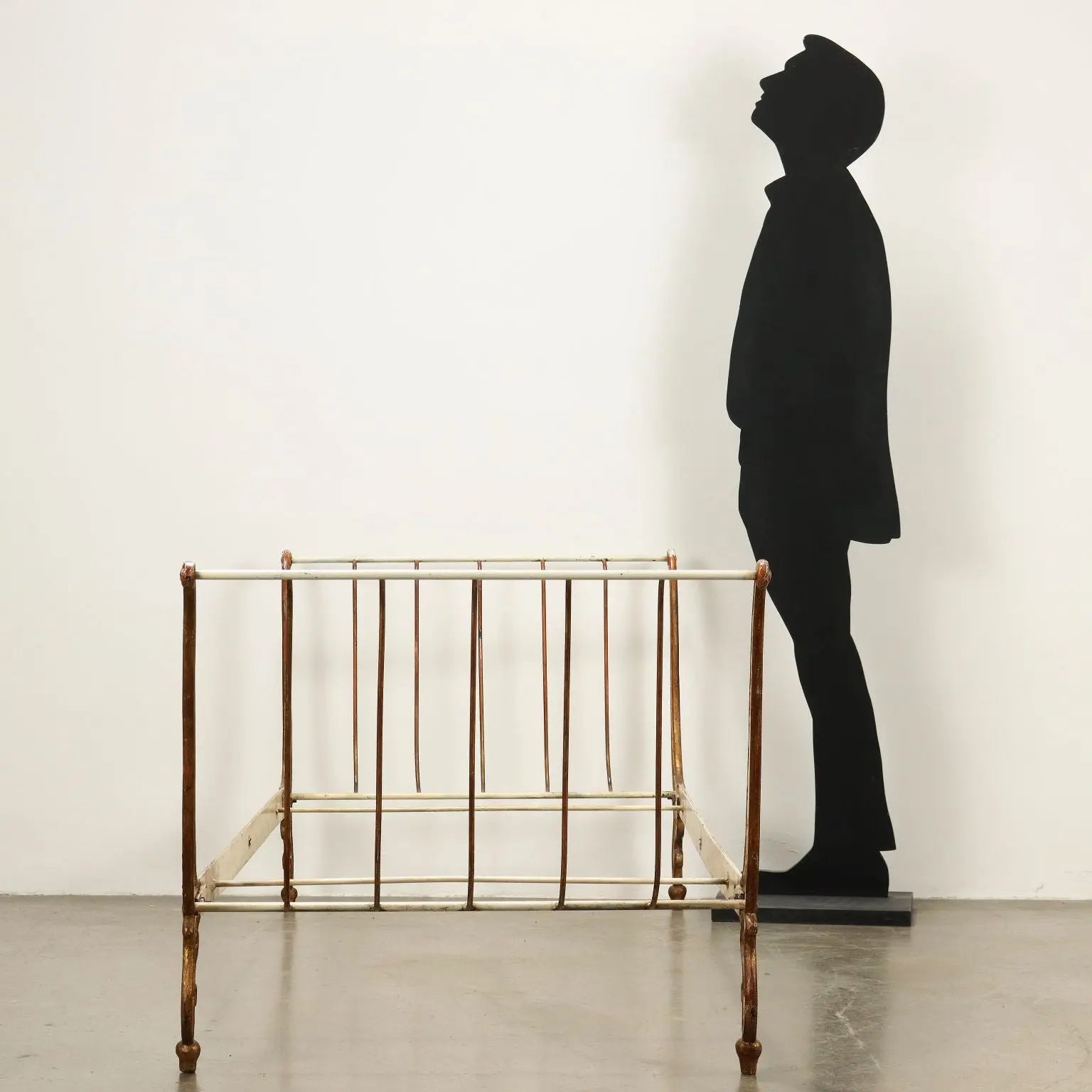 Antique Bed Louis Philippe Wrought Iron Gilded Italy XIX Century - Italy, Mid XIX Century | Antiques | Beds & Headboards
