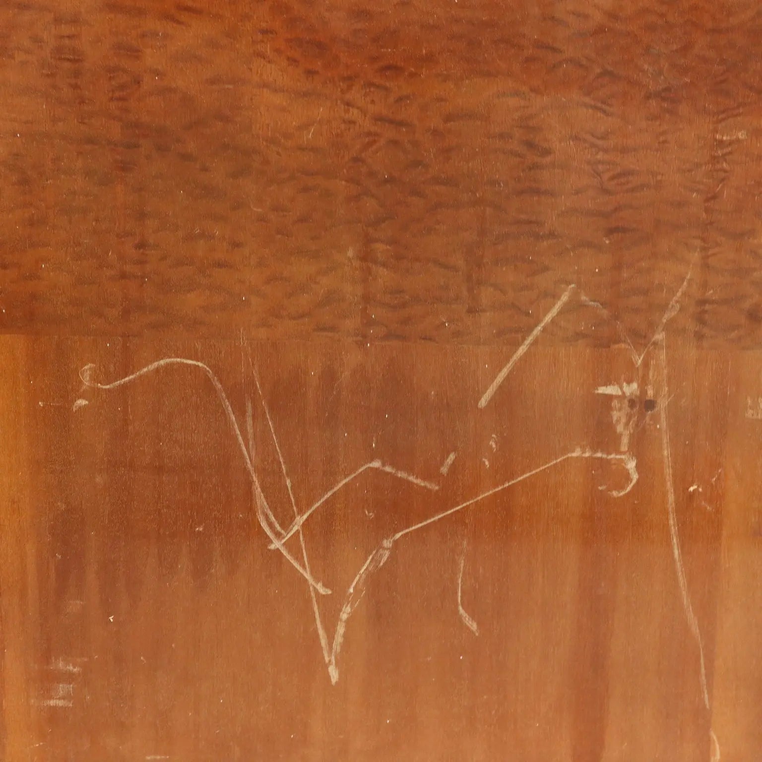 Vintage Double Bed Maple Burl Veneer Design Italy 1950s | Modernism | Complements