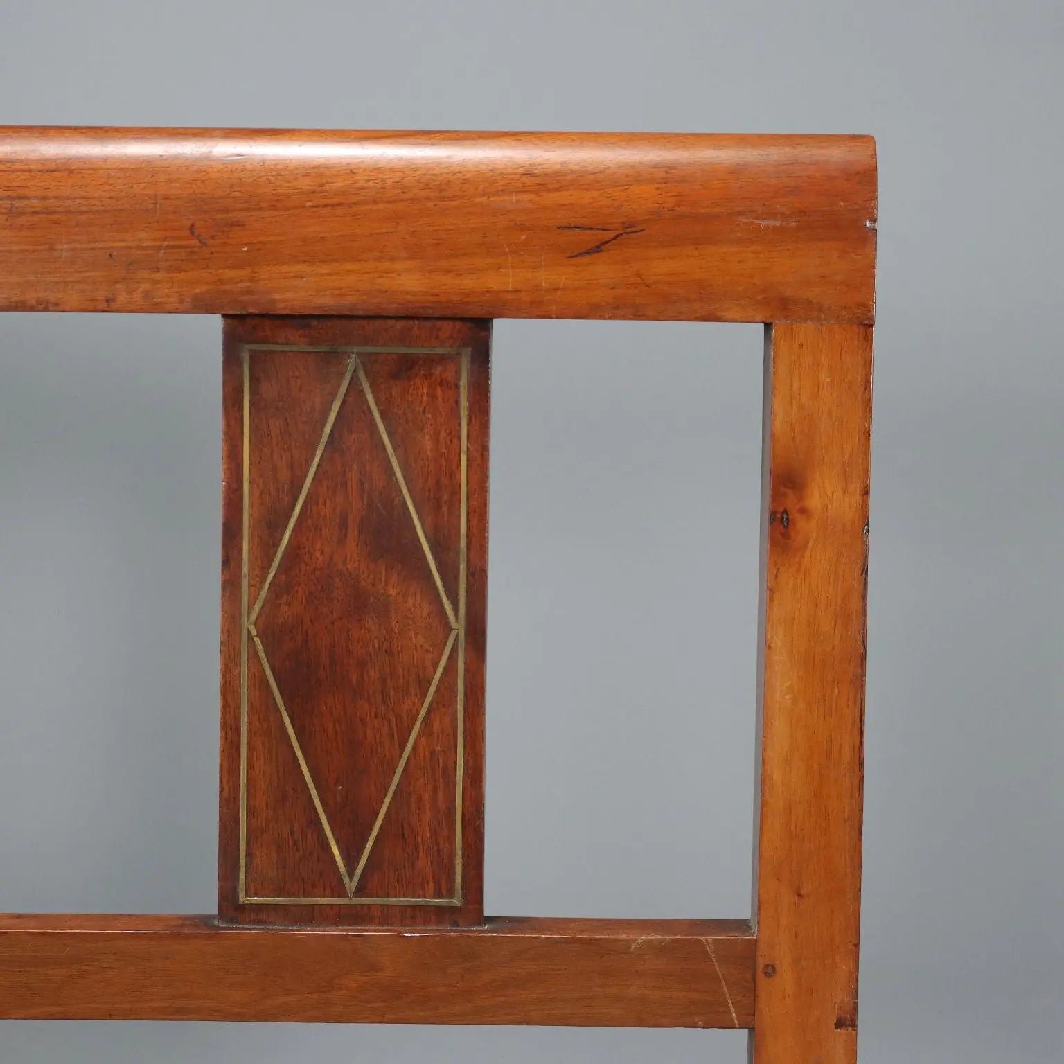 Antique Single Bed Empire Walnut Brass Italy XIX Century - Lombardy, Early XIX Century | Antiques | Beds & Headboards