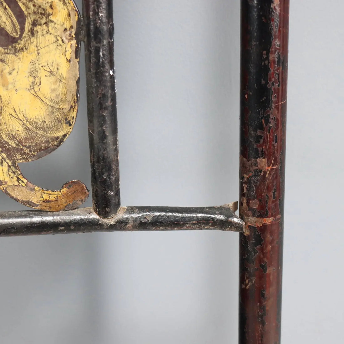 Antique Headboard Black Lacquered Metal Italy XIX Century - Italy, XIX Century | Antiques  Beds & Headboards