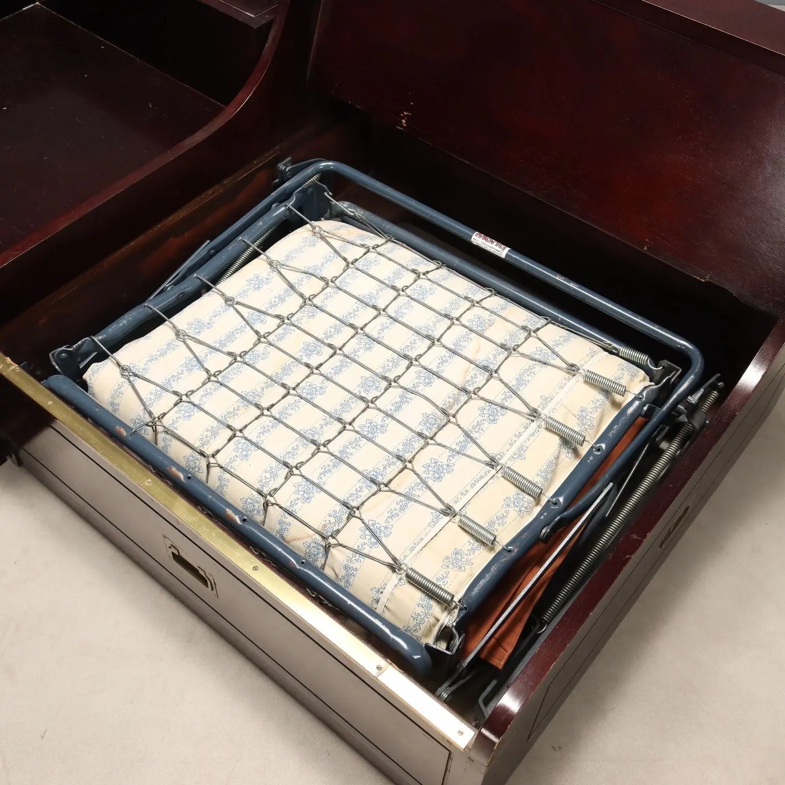 Single Bed in English Nautical Style - Italy, 20th Century