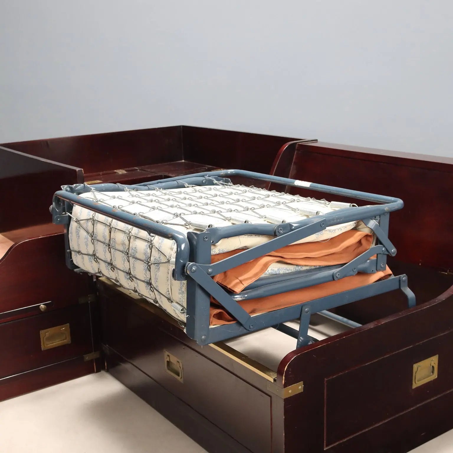 Single Bed in English Nautical Style - Italy, 20th Century