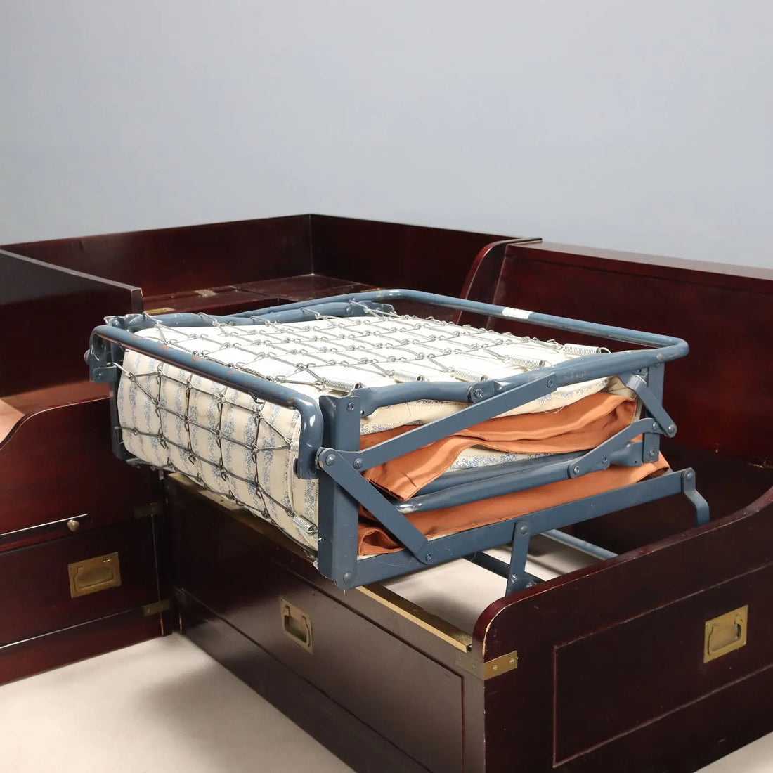 Single Bed in English Nautical Style - Italy, 20th Century
