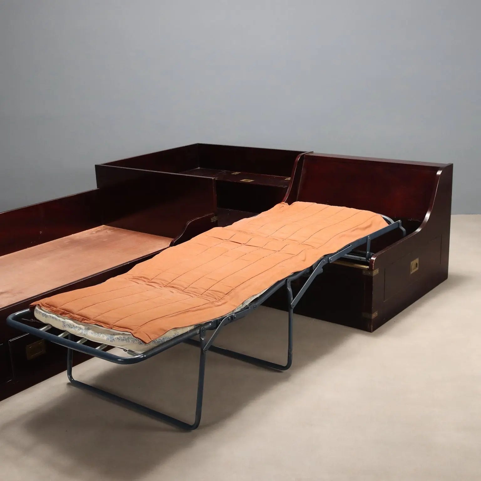 Single Bed in English Nautical Style - Italy, 20th Century
