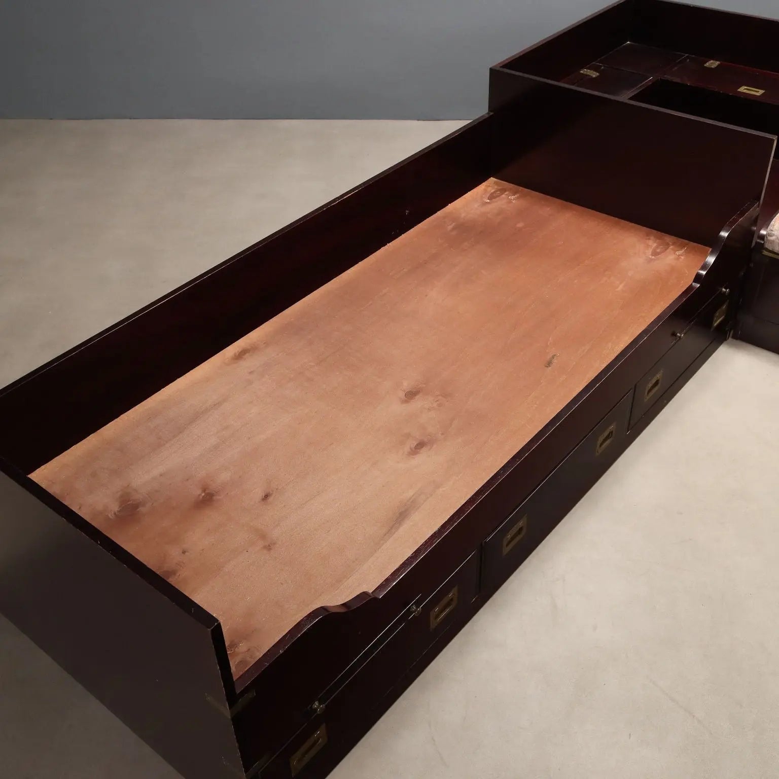 Single Bed in English Nautical Style - Italy, 20th Century