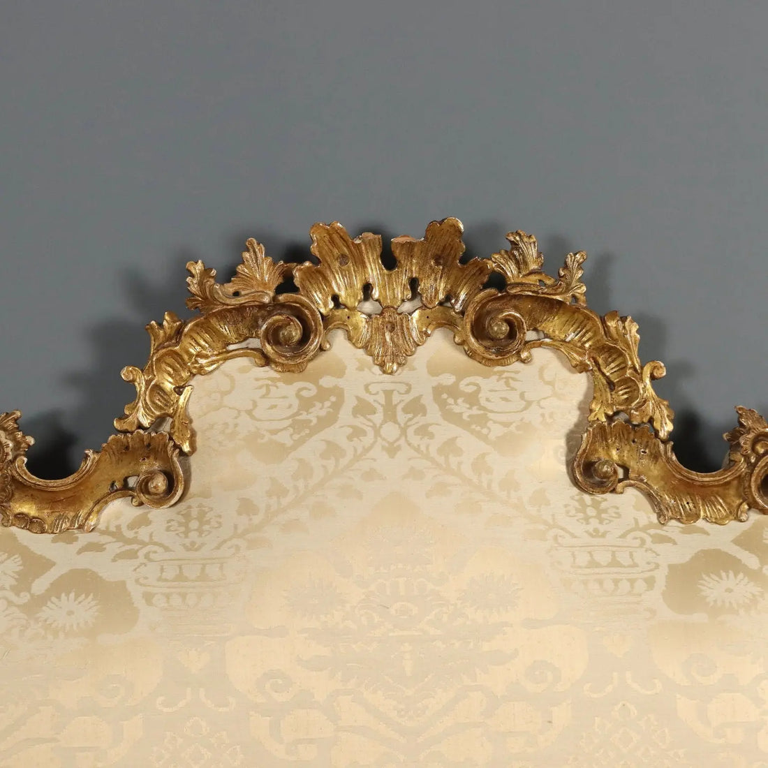 Antique Gilt Carved Wood Headboard