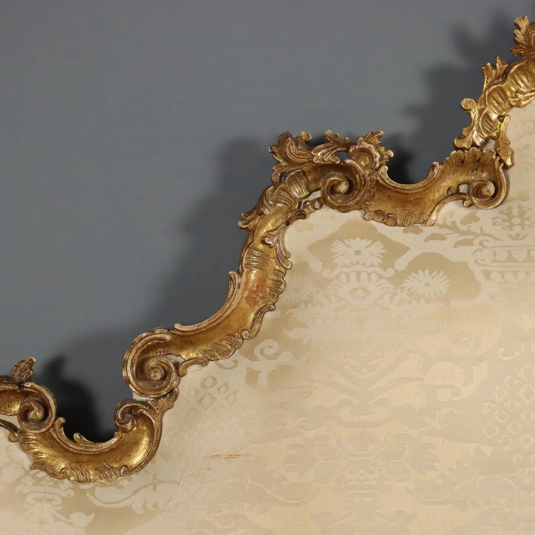 Antique Gilt Carved Wood Headboard
