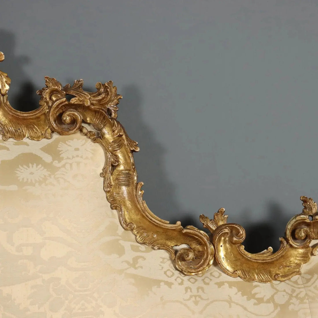 Antique Gilt Carved Wood Headboard