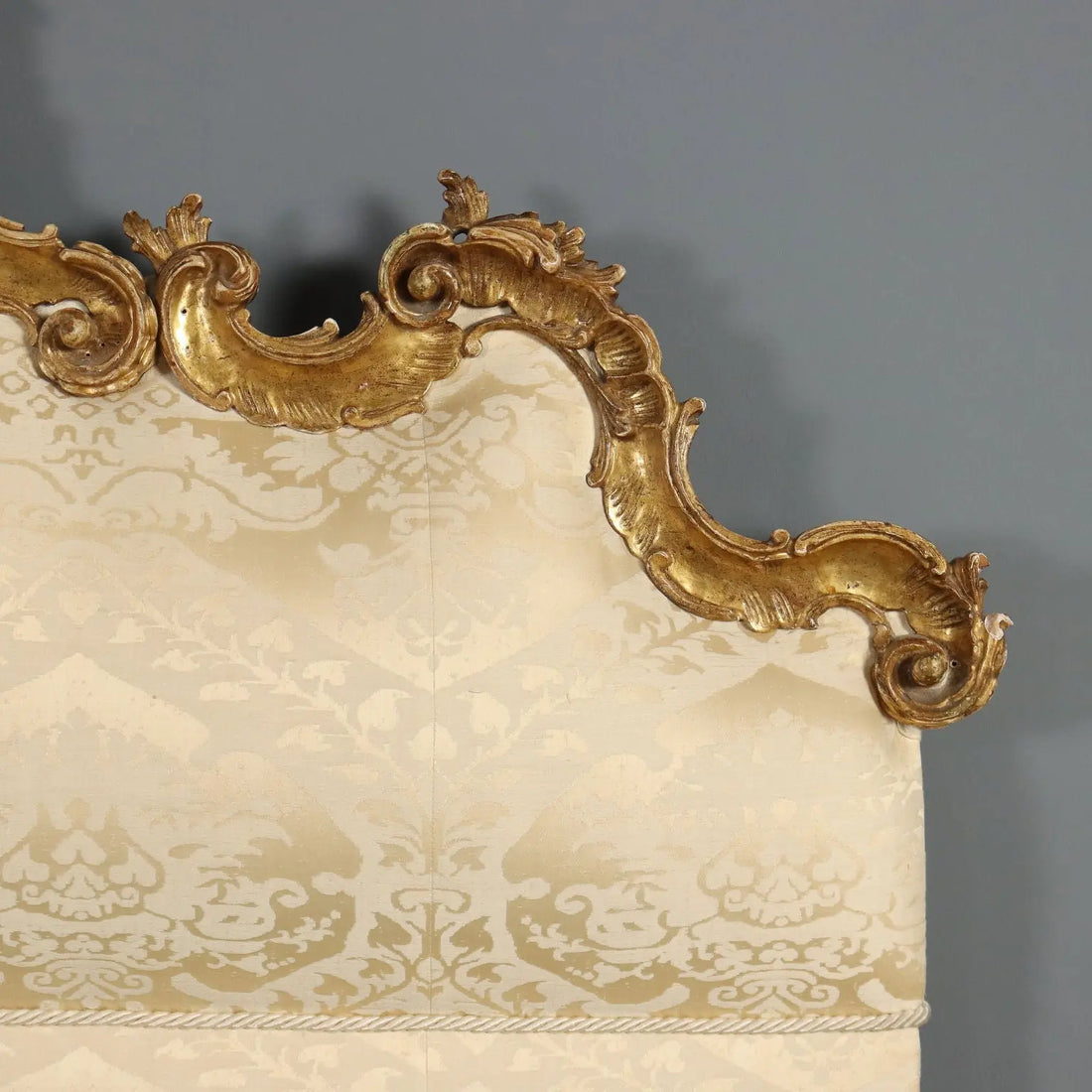 Antique Gilt Carved Wood Headboard