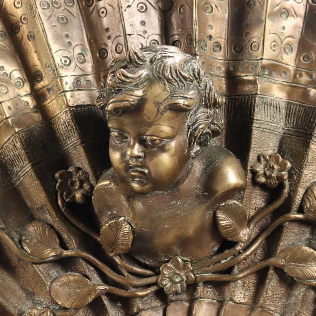 Antique Single Beds Bronze Metal Italy XIX Century