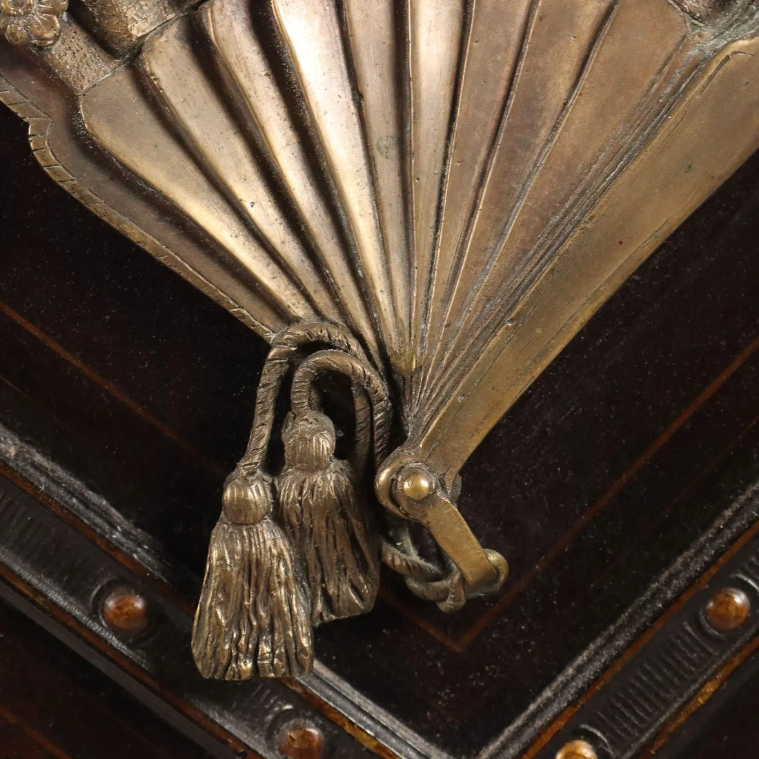 Antique Single Beds Bronze Metal Italy XIX Century