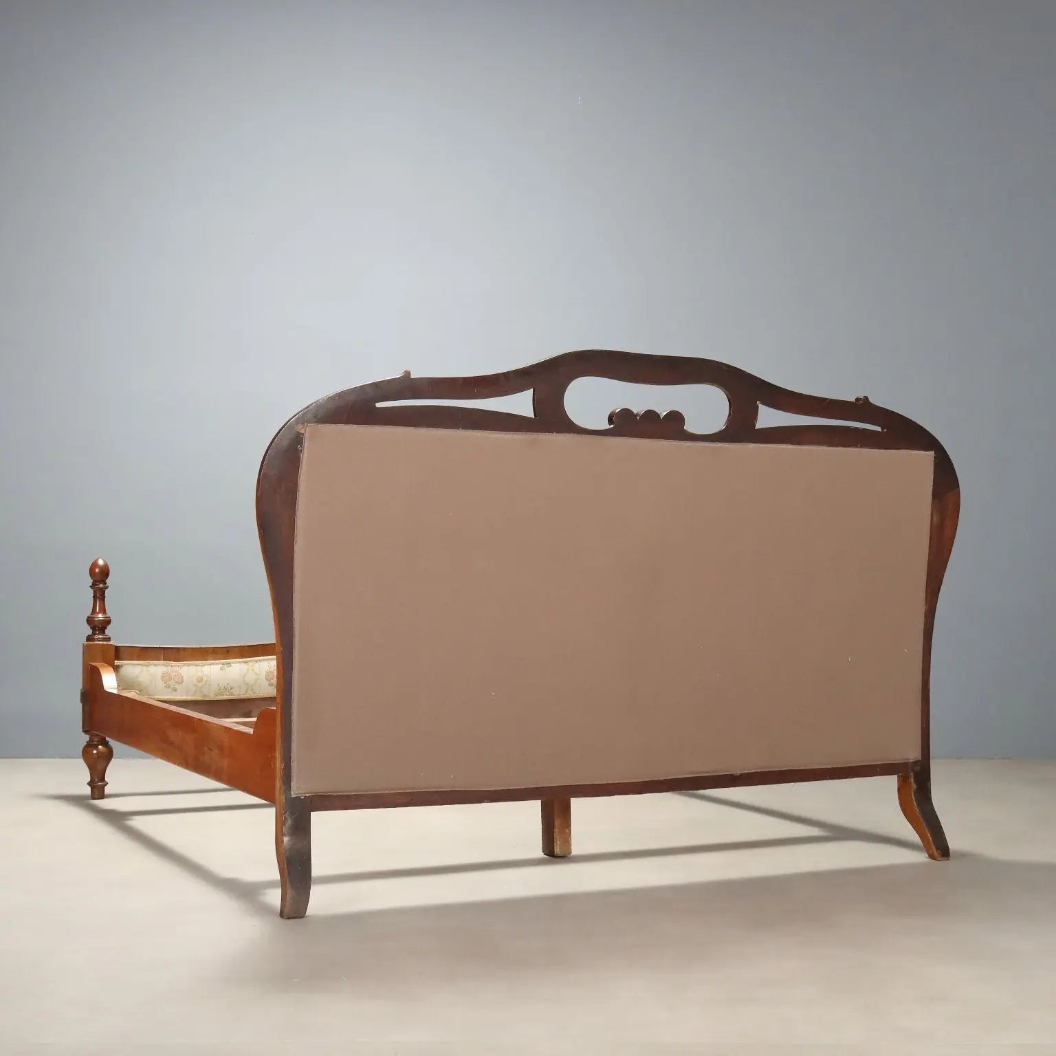 19th Century Louis Philippe Mahogany Bed