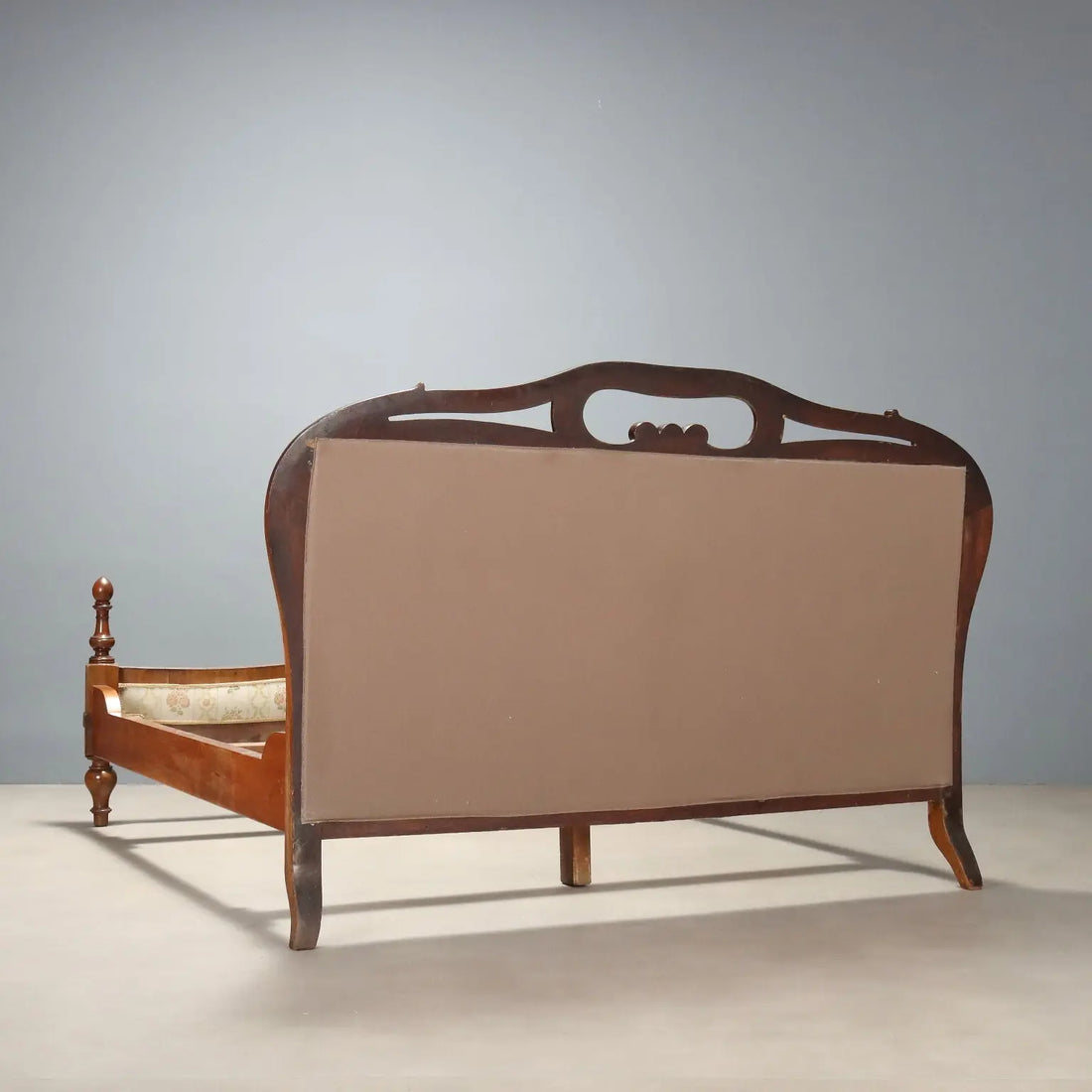 19th Century Louis Philippe Mahogany Bed