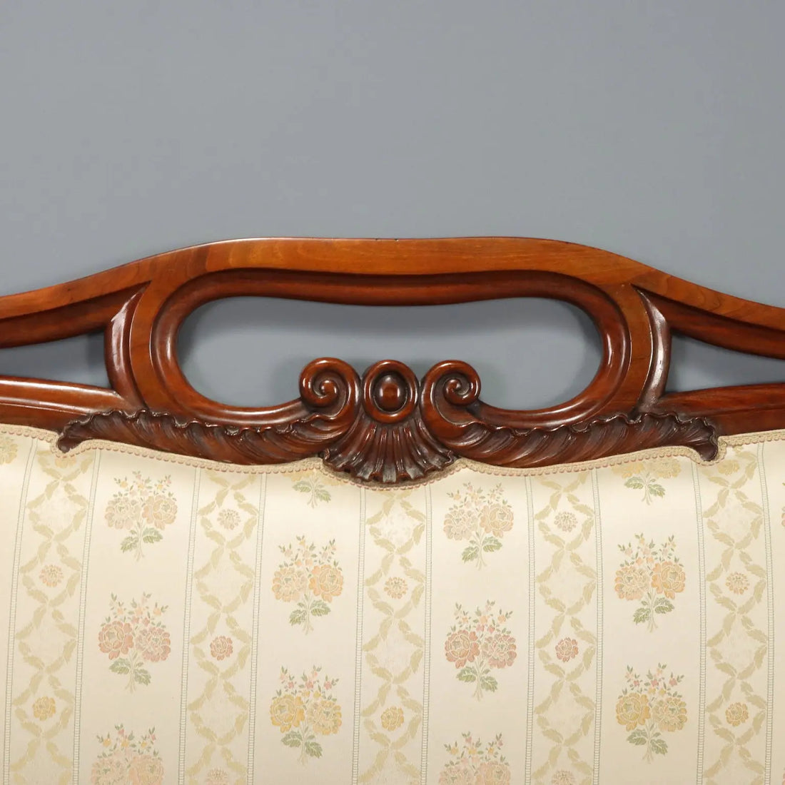 19th Century Louis Philippe Mahogany Bed