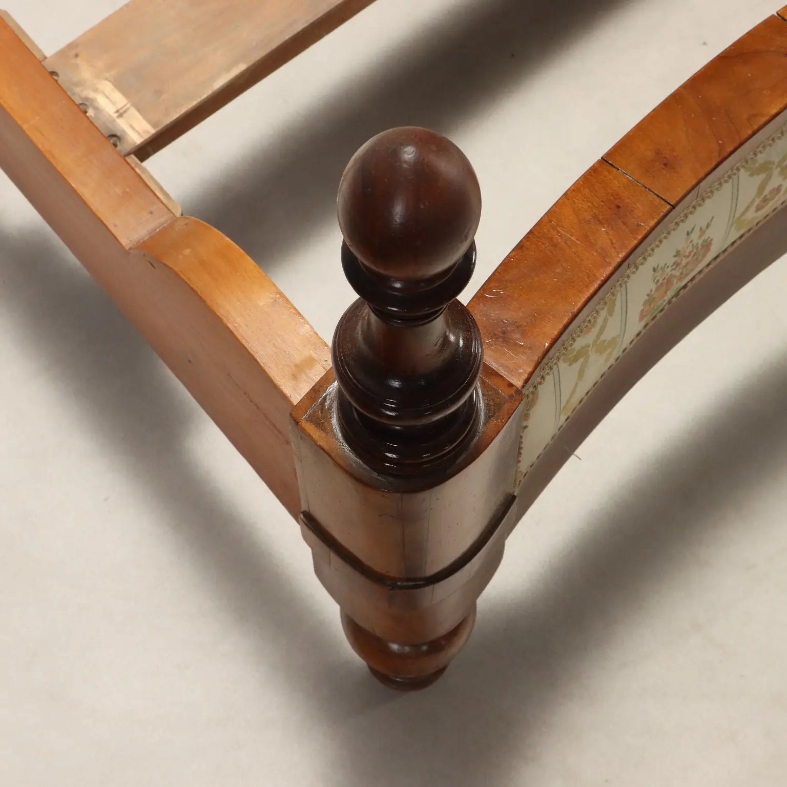 19th Century Louis Philippe Mahogany Bed