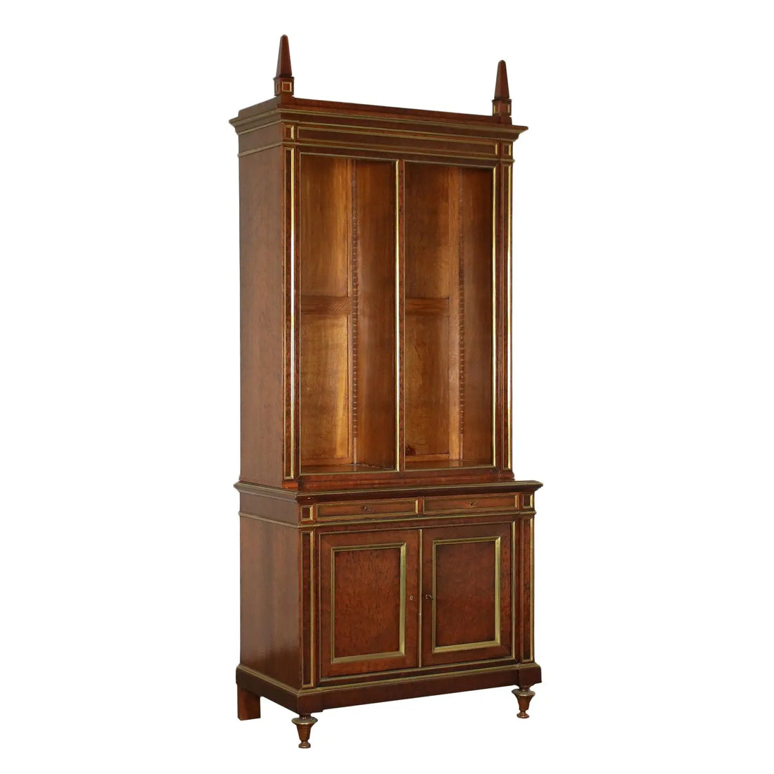 French Empire Style Mahogany Bookcase