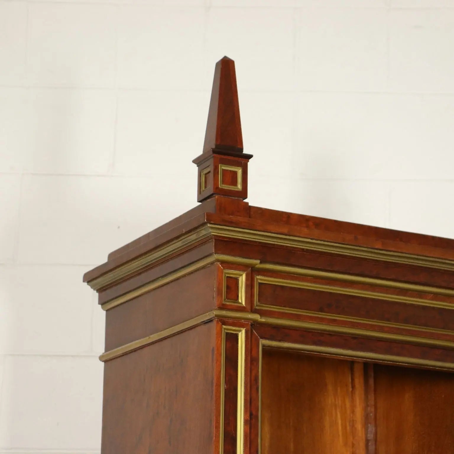 French Empire Style Mahogany Bookcase