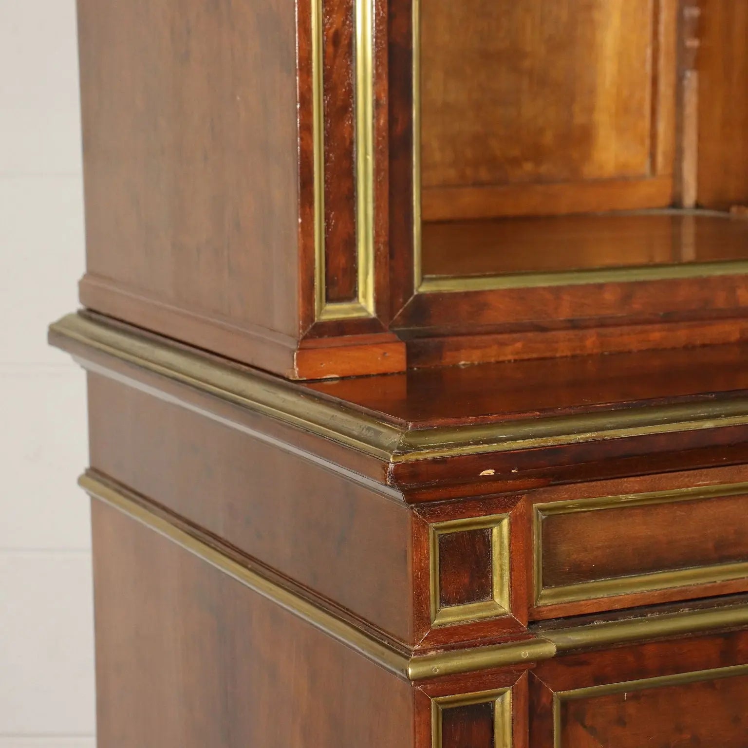 French Empire Style Mahogany Bookcase