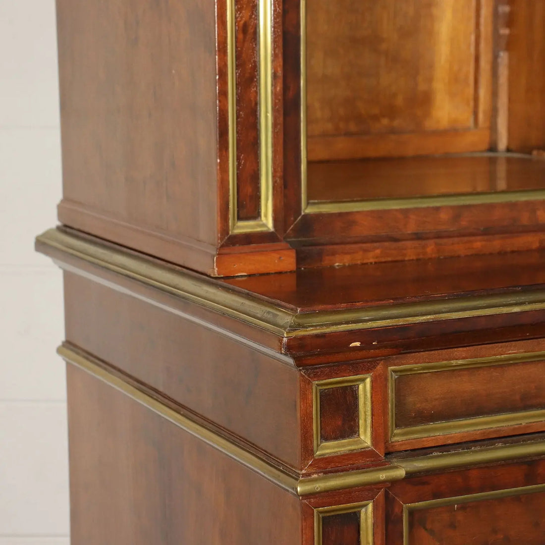 French Empire Style Mahogany Bookcase