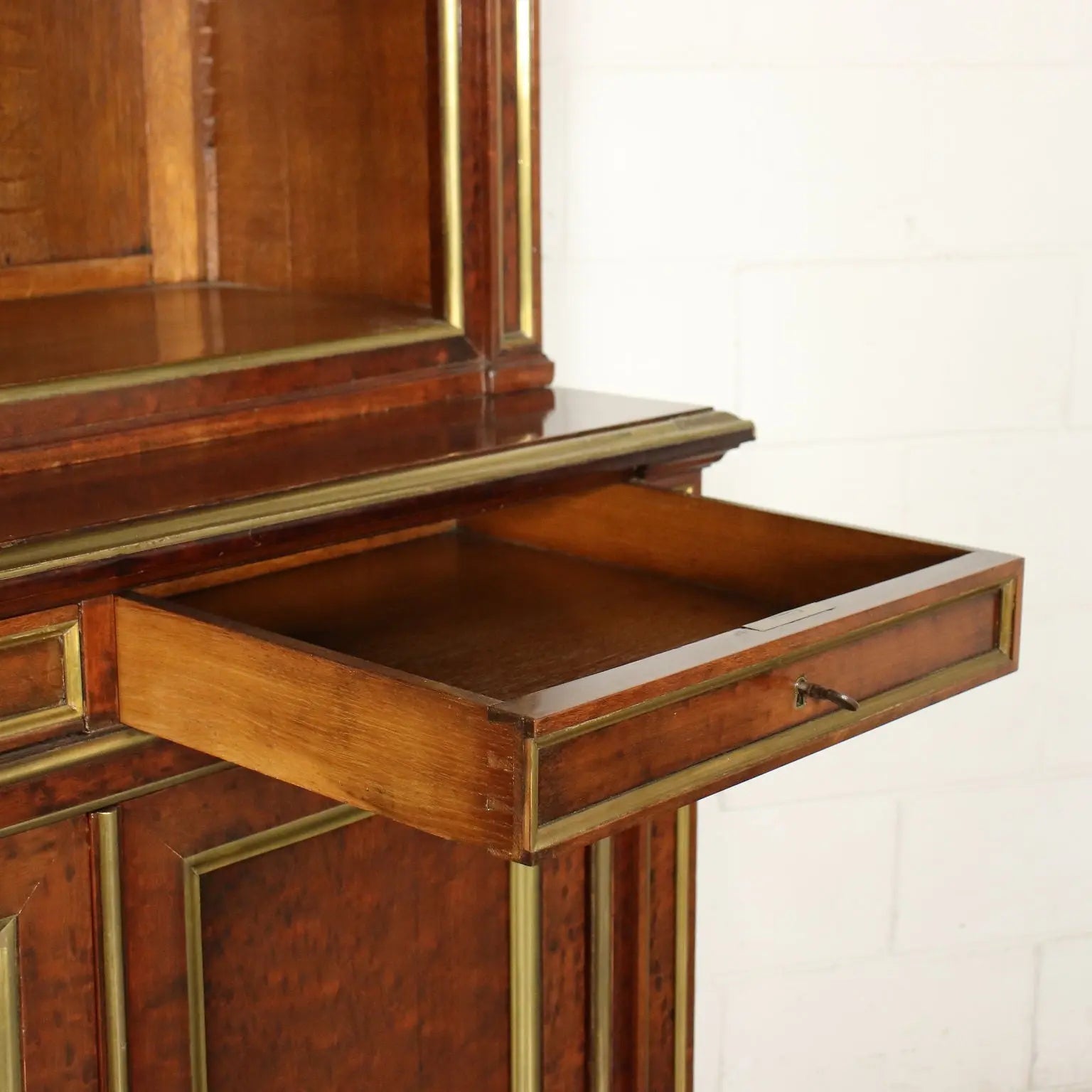 French Empire Style Mahogany Bookcase
