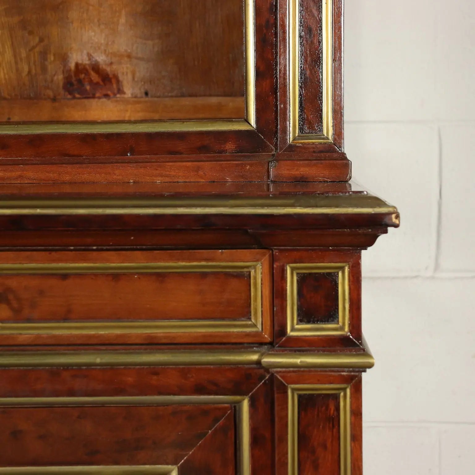 French Empire Style Mahogany Bookcase