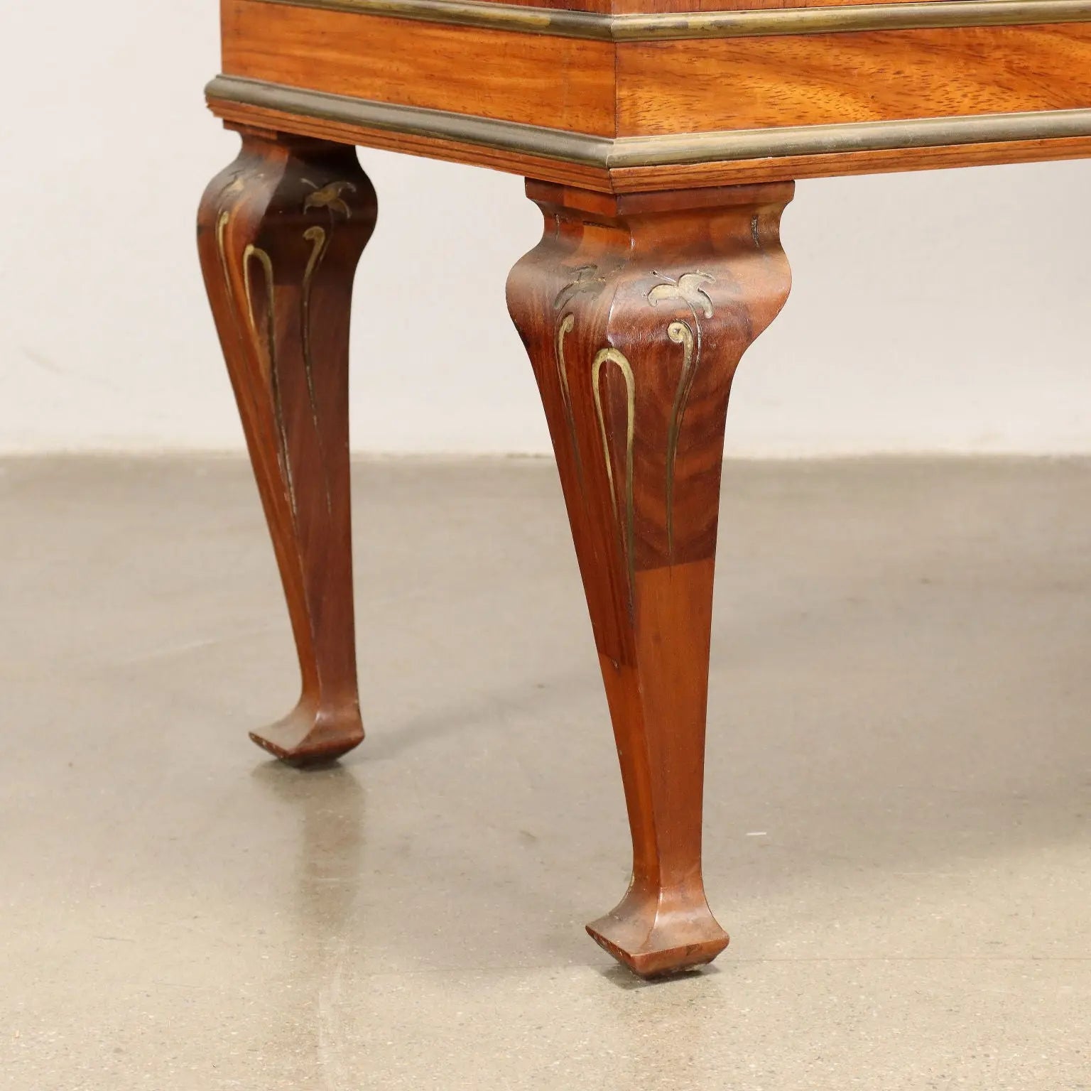 Antique Showcase Art Nouveau Mahogany Italy XIX Century - Cupboard with Showcase | Antiques | Bookcases & Showcases