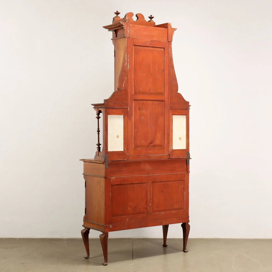 Antique Showcase Art Nouveau Mahogany Italy XIX Century - Cupboard with Showcase | Antiques | Bookcases & Showcases