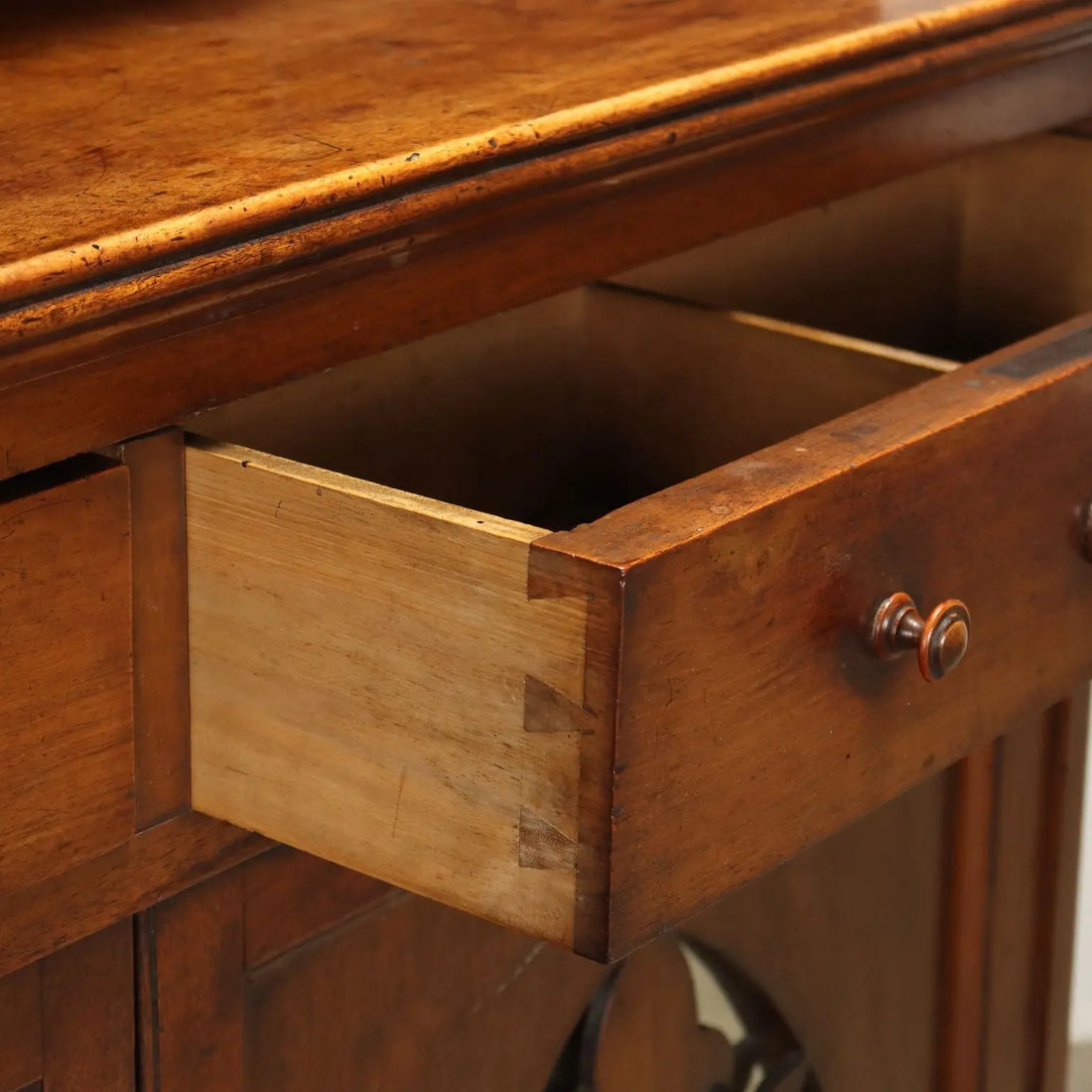Antique Double Top Showcase with Drawers Walnut Italy XX Century - Piedmont, Late XIX Century | Antiques | Bookcases & Showcases