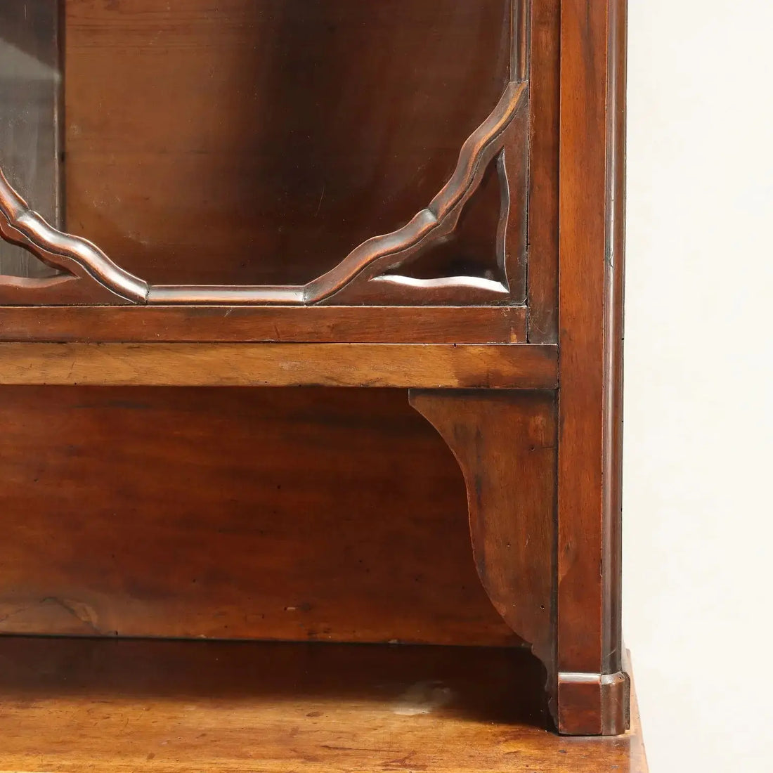 Antique Double Top Showcase with Drawers Walnut Italy XX Century - Piedmont, Late XIX Century | Antiques | Bookcases & Showcases