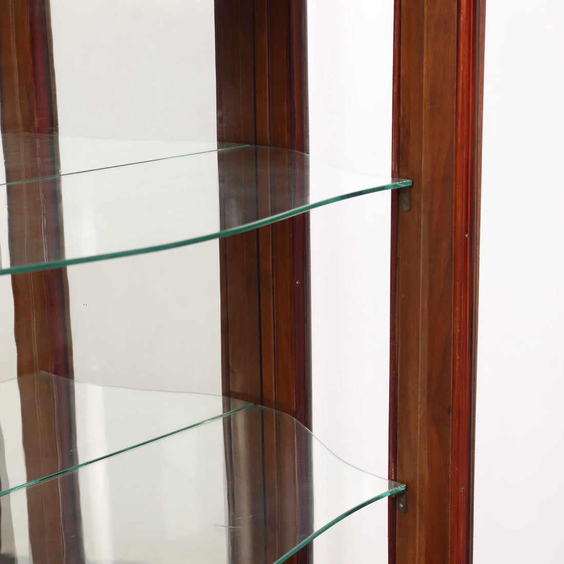 Antique Showcase Baroque Style Walnut Decorations Italy XX Century - Baroque Style Showcase | Antiques  Bookcases & Showcases