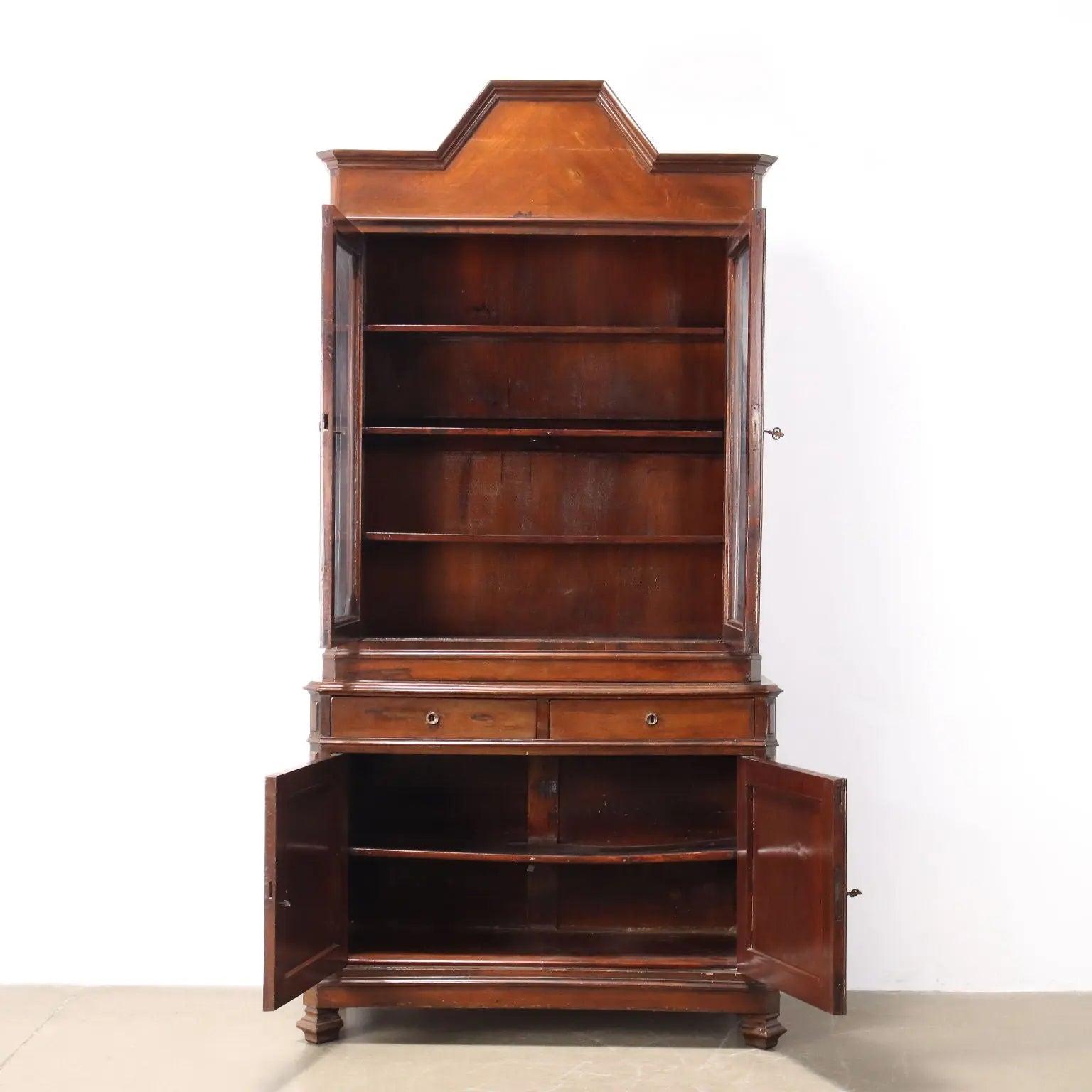 Antique Cupboard Umbertino Mahogany Italy XIX Century - Italy, Late XIX Century | Antiques | Cupboards