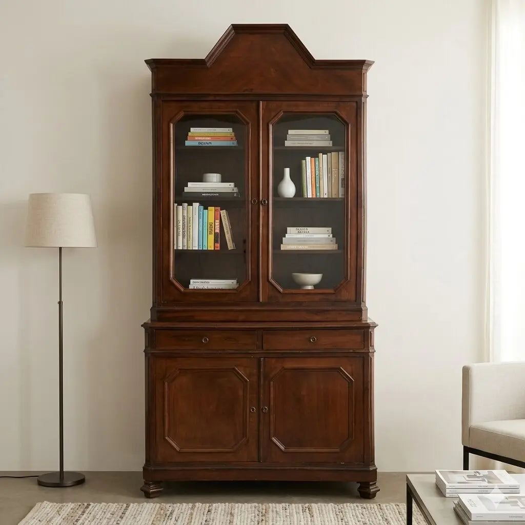 Antique Cupboard Umbertino Mahogany Italy XIX Century - Italy, Late XIX Century | Antiques | Cupboards