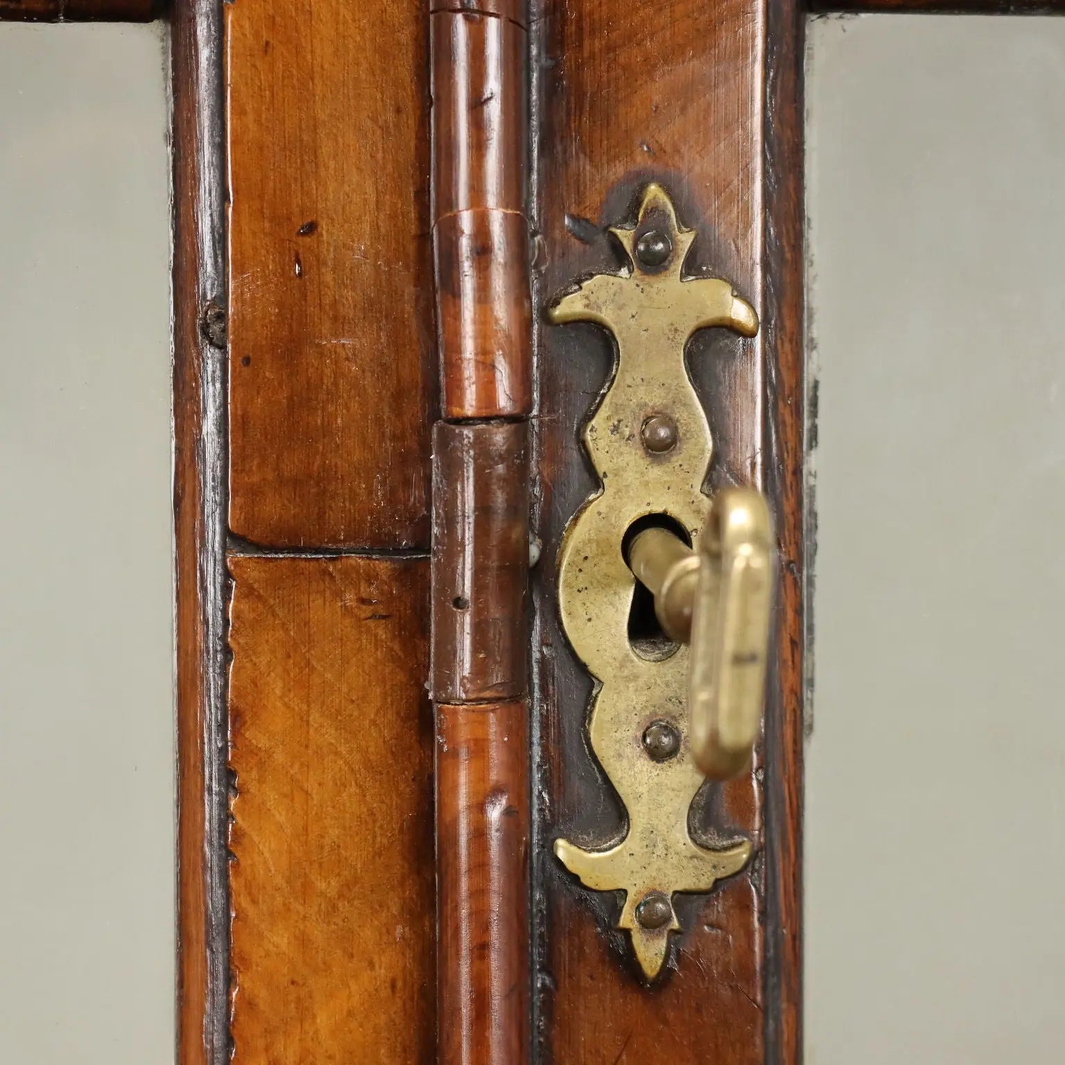 Chippendale Walnut Display Cabinet - Mid 20th Century
